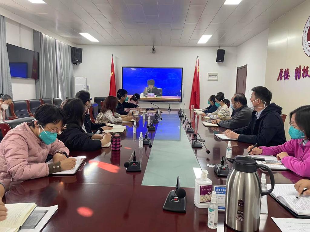 河南应用技术职业学院组织收看2023届全国普通高校毕业生就业创业工作网络视频会议