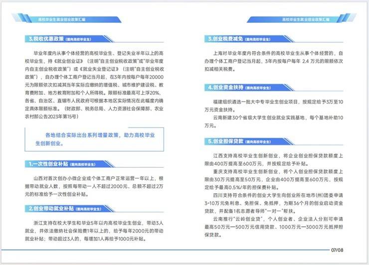 【就业政策】|| @高校毕业生 就业创业政策大礼包请查收！